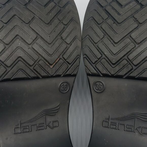 Dansko Women's 36 Neon Rainbow & Black Professional Clog - Picture 15 of 15